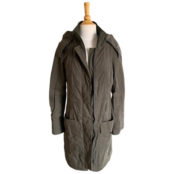 Promod Jackets & Coats Promod Olive Green Utility Ski Jacket Poshmark